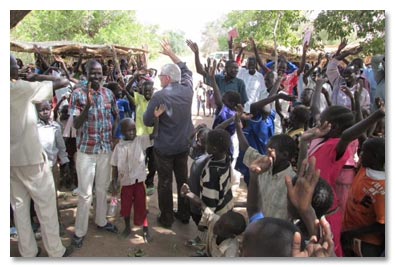 Steve Teaching in Sudan